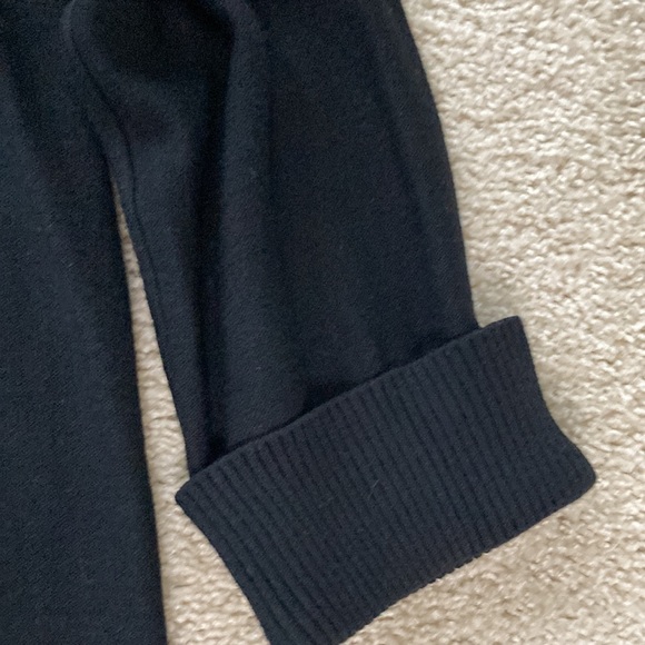 Splendid Black Shawl Collar Open Cardigan - Picture 5 of 9